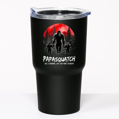 Papasquatch Like A Grandpa Just Way More Squatchy Funny Papa Tumbler