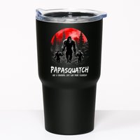 Papasquatch Like A Grandpa Just Way More Squatchy Funny Papa Tumbler