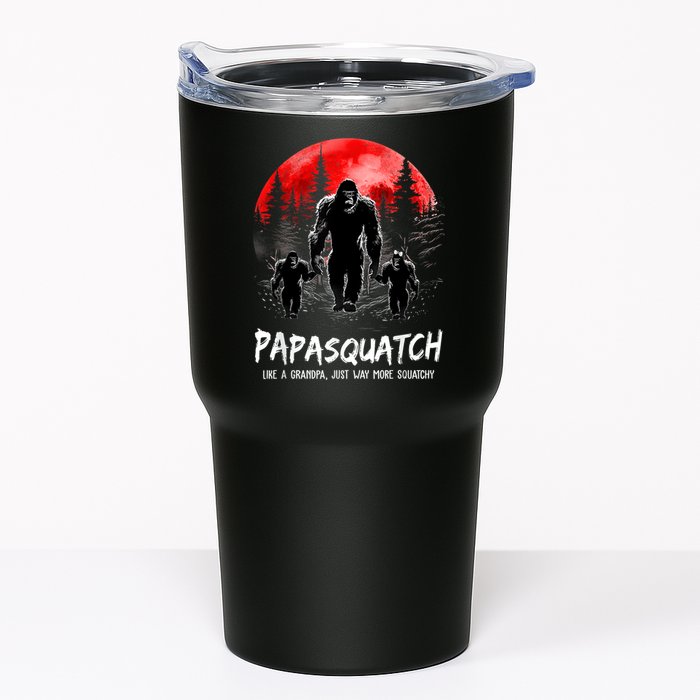 Papasquatch Like A Grandpa Just Way More Squatchy Funny Papa Tumbler