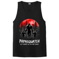 Papasquatch Like A Grandpa Just Way More Squatchy Funny Papa PosiCharge Competitor Tank