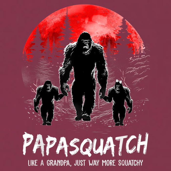 Papasquatch Like A Grandpa Just Way More Squatchy Funny Papa 16oz Travel Tumbler