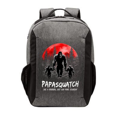Papasquatch Like A Grandpa Just Way More Squatchy Funny Papa Vector Backpack