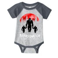 Papasquatch Like A Grandpa Just Way More Squatchy Funny Papa Infant Baby Jersey Bodysuit