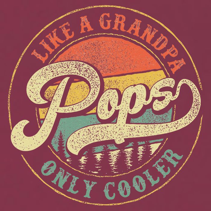 Pops Like A Grandpa Only Cooler Retro Gift Pops Dad Grandpa 16oz Travel Tumbler