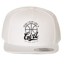Play Like A Girl Design Basketball Wool Snapback Cap