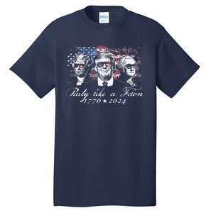 Party Like A Felon 1776 2024 President Tall T-Shirt