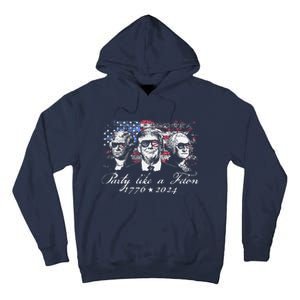 Party Like A Felon 1776 2024 President Tall Hoodie