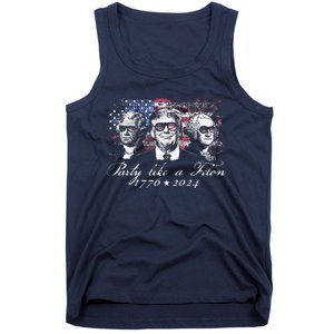 Party Like A Felon 1776 2024 President Tank Top