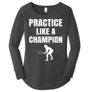 Practice Like A Champion Women's Perfect Tri Tunic Long Sleeve Shirt