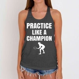 Practice Like A Champion Women's Knotted Racerback Tank