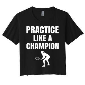 Practice Like A Champion Women's Crop Top Tee