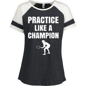 Practice Like A Champion Enza Ladies Jersey Colorblock Tee