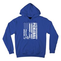 Pickleball Lover American Usa Flag 4th Of July Meaningful Gift Hoodie