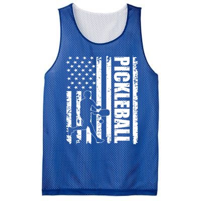 Pickleball Lover American Usa Flag 4th Of July Meaningful Gift Mesh Reversible Basketball Jersey Tank