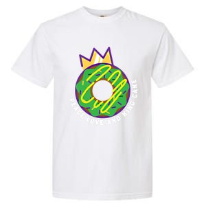 Peace Love And King Cake Design Gift Mardi Gras New Orleans Meaningful Gift Garment-Dyed Heavyweight T-Shirt