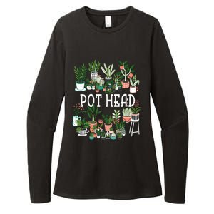 Plant Lover And Gardener Pot Head Succulent Womens CVC Long Sleeve Shirt