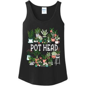 Plant Lover And Gardener Pot Head Succulent Ladies Essential Tank