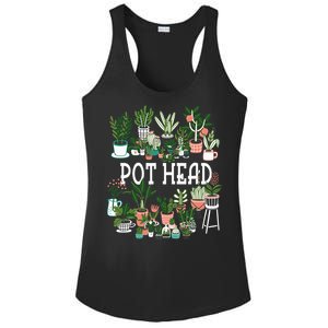 Plant Lover And Gardener Pot Head Succulent Ladies PosiCharge Competitor Racerback Tank