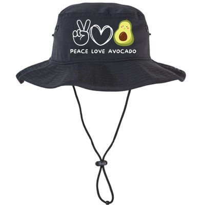 Peace Love Avocado Retro Avocado Lover Fruit Lover Legacy Cool Fit Booney Bucket Hat