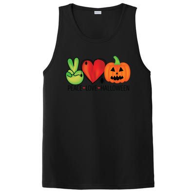 Peace Love And Halloween Gift PosiCharge Competitor Tank