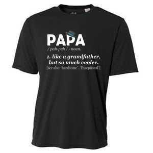 Papa Like A Grandfather But So Much Cooler Dad Grandpa Cooling Performance Crew T-Shirt