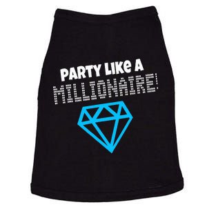 Party Like A Millionaire Scene Emo Design Doggie Tank