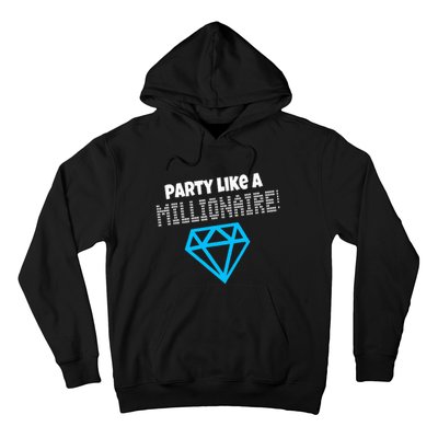 Party Like A Millionaire Scene Emo Design Hoodie