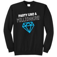 Party Like A Millionaire Scene Emo Design Sweatshirt