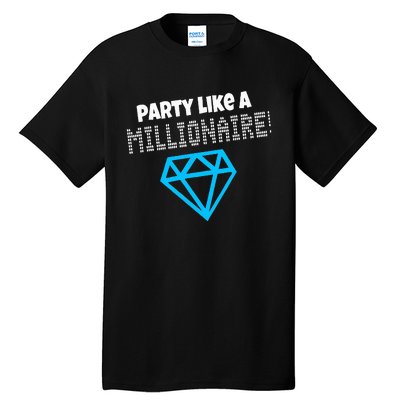 Party Like A Millionaire Scene Emo Design Tall T-Shirt