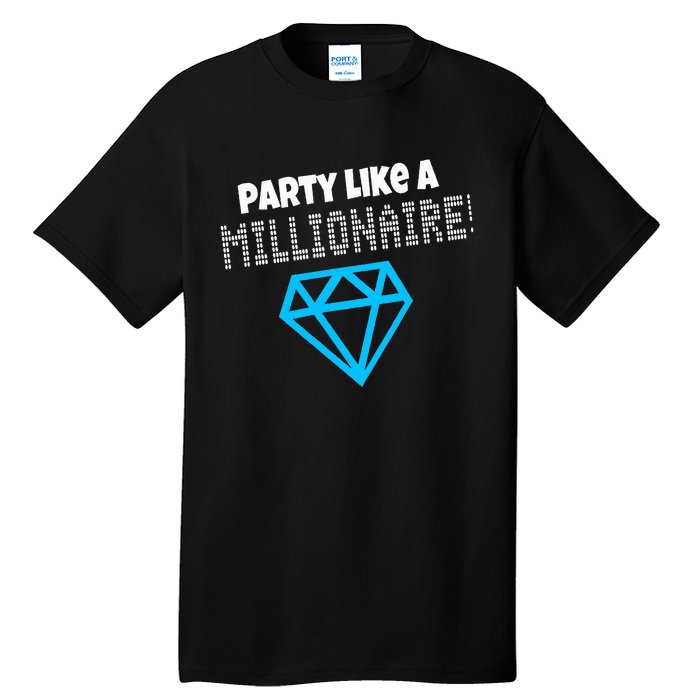 Party Like A Millionaire Scene Emo Design Tall T-Shirt