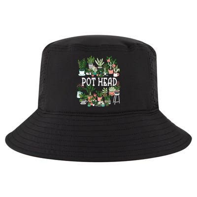 Plant Lover And Gardener Pot Head Succulent Cool Comfort Performance Bucket Hat