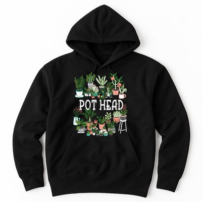 Plant Lover And Gardener Pot Head Succulent Hoodie