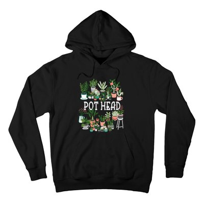 Plant Lover And Gardener Pot Head Succulent Hoodie