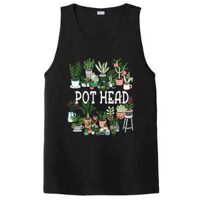 Plant Lover And Gardener Pot Head Succulent PosiCharge Competitor Tank