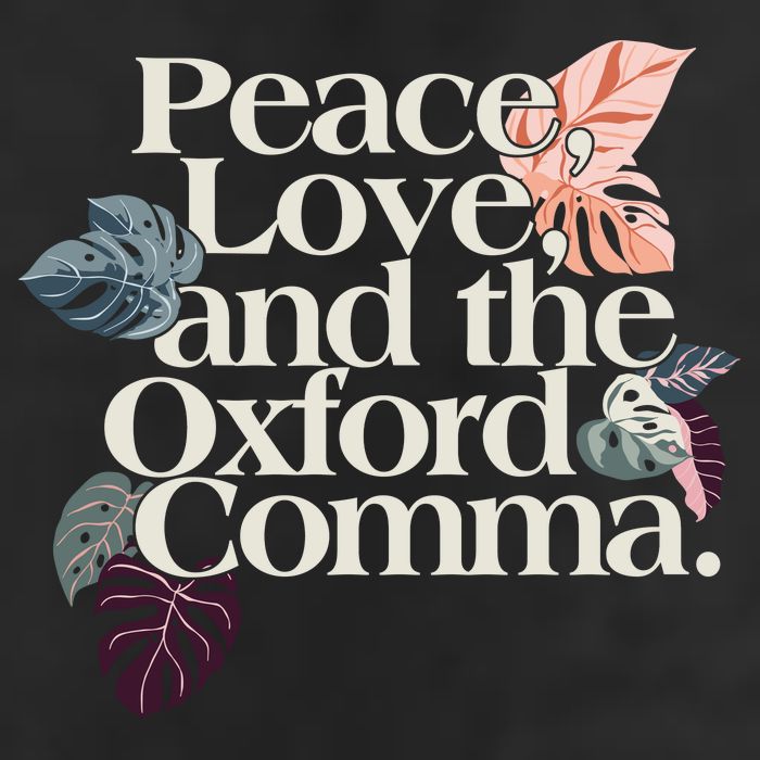 Peace Love And The Comma Grammar Lover Adult Drive Performance Visor