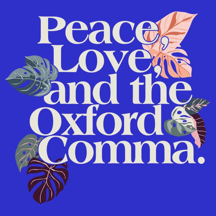 Peace Love And The Comma Grammar Lover Toddler T-Shirt