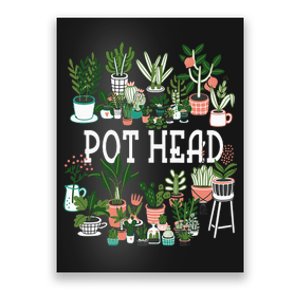 Plant Lover And Gardener Pot Head Succulent Poster