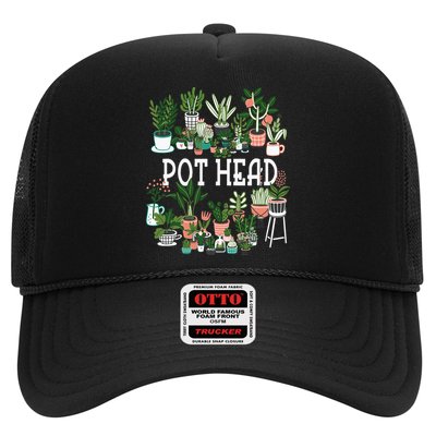 Plant Lover And Gardener Pot Head Succulent Trucker Hat
