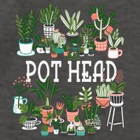 Plant Lover And Gardener Pot Head Succulent Vector Backpack