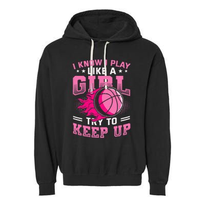 Play Like A Basketball Garment-Dyed Fleece Hoodie