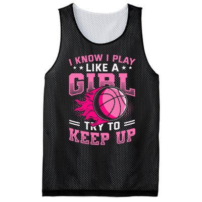 Play Like A Basketball Mesh Reversible Basketball Jersey Tank