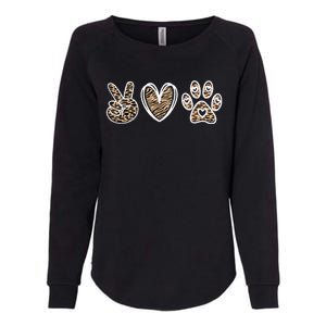 Peace Love And Saving Animals Veterinary Womens California Wash Sweatshirt