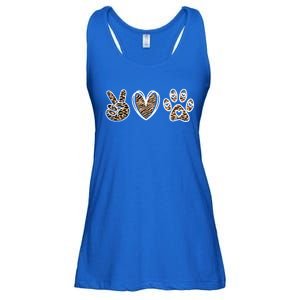 Peace Love And Saving Animals Veterinary Ladies Essential Flowy Tank