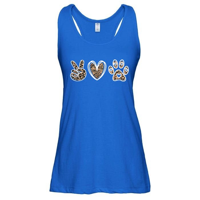 Peace Love And Saving Animals Veterinary Ladies Essential Flowy Tank