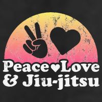 Peace Love and Jiujitsu Adult Drive Performance Visor