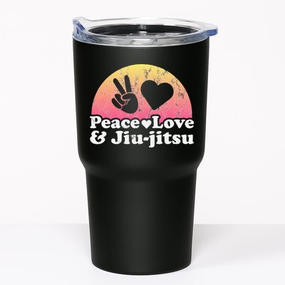 Peace Love and Jiujitsu Tumbler