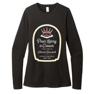 POUR LARRY A CROWN Home Run Celebration Funny Womens CVC Long Sleeve Shirt