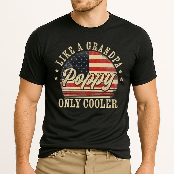 Poppy Like A Grandpa Only Cooler Poppy Cooling Performance Crew T-Shirt