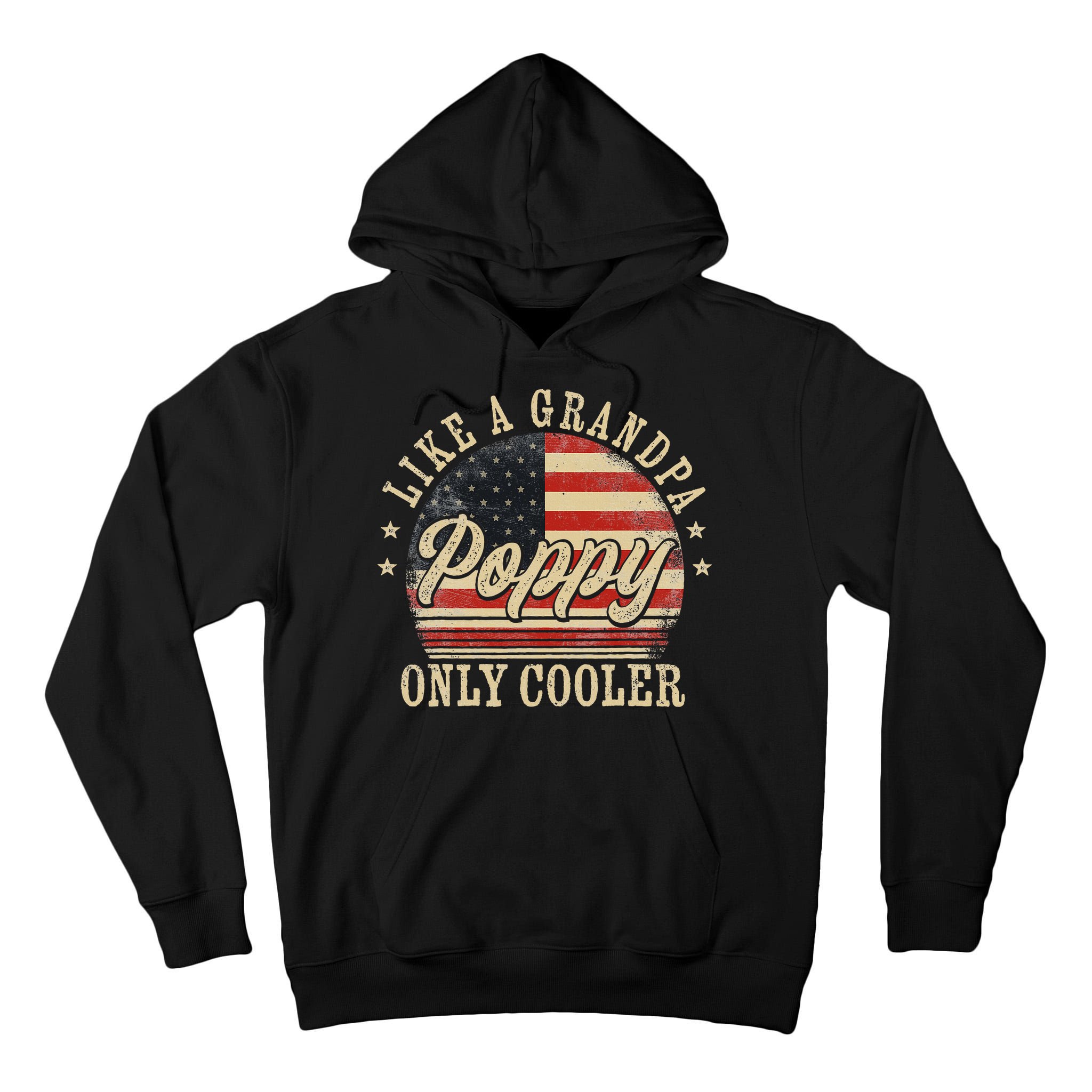 Poppy Like A Grandpa Only Cooler Poppy Tall Hoodie