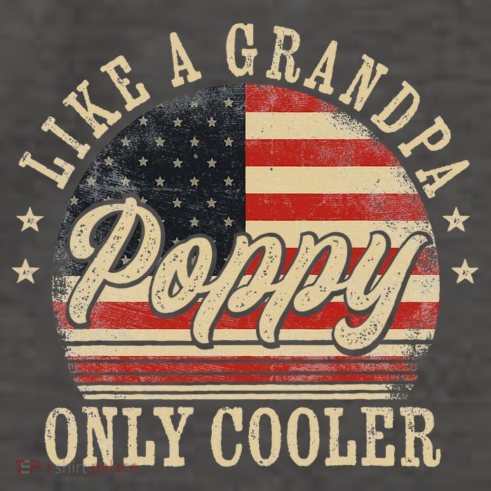 Poppy Like A Grandpa Only Cooler Poppy Vector Backpack
